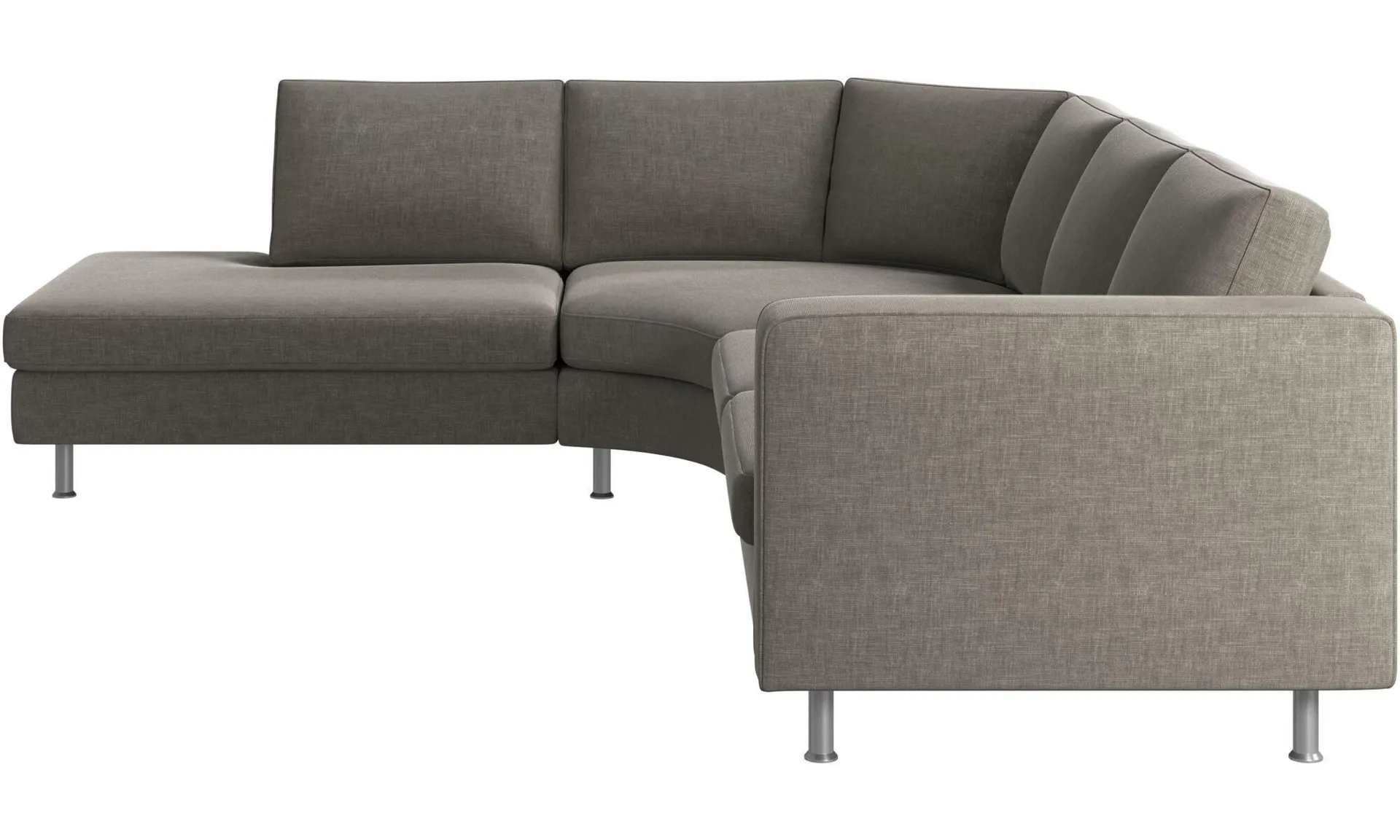 Indivi Sofa mit rundem Loungemodul