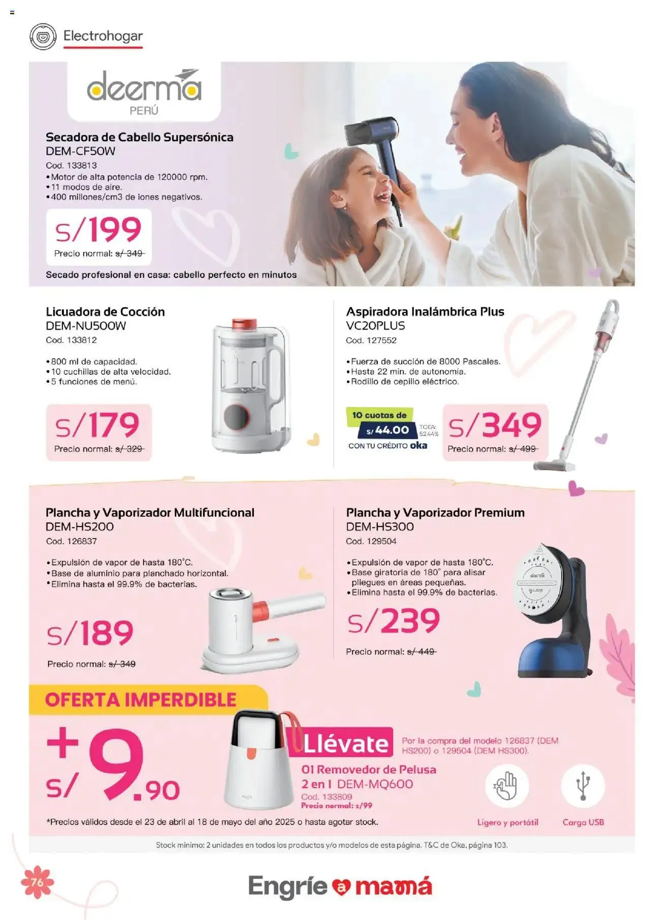 Catalogo de Hiraoka - Guia dia de la madre 26 de abril al 18 de mayo 2025 - Pag 76