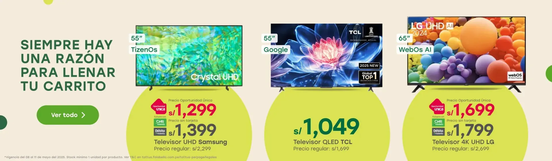 Catalogo de Catálogo Tottus 8 de mayo al 14 de mayo 2025 - Pag 1