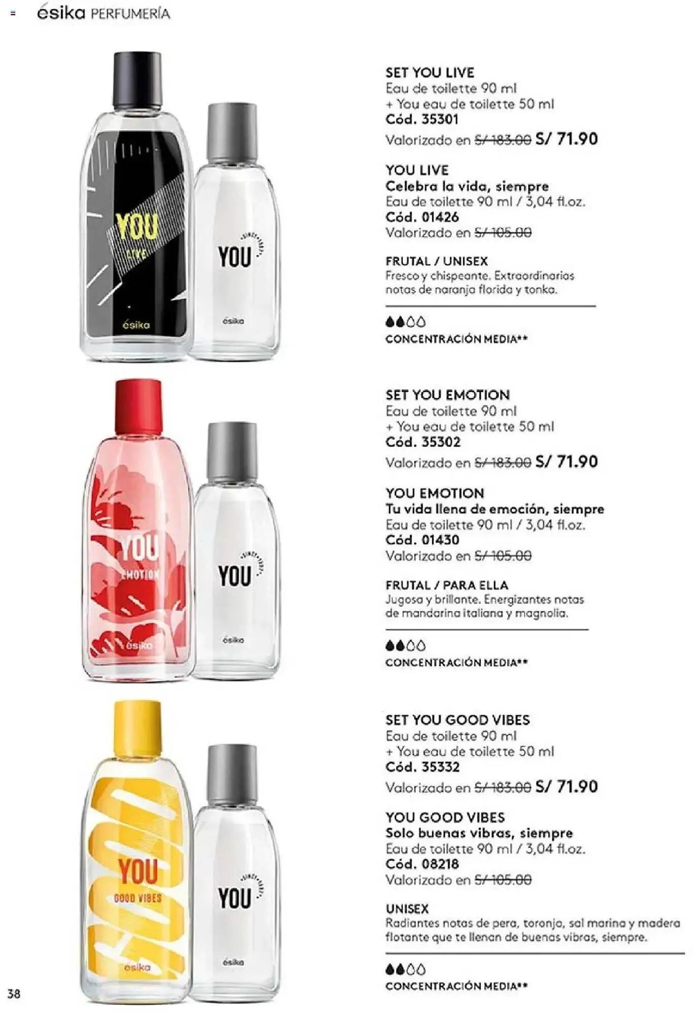 Catalogo de Catálogo Ésika 22 de abril al 31 de mayo 2025 - Pag 38