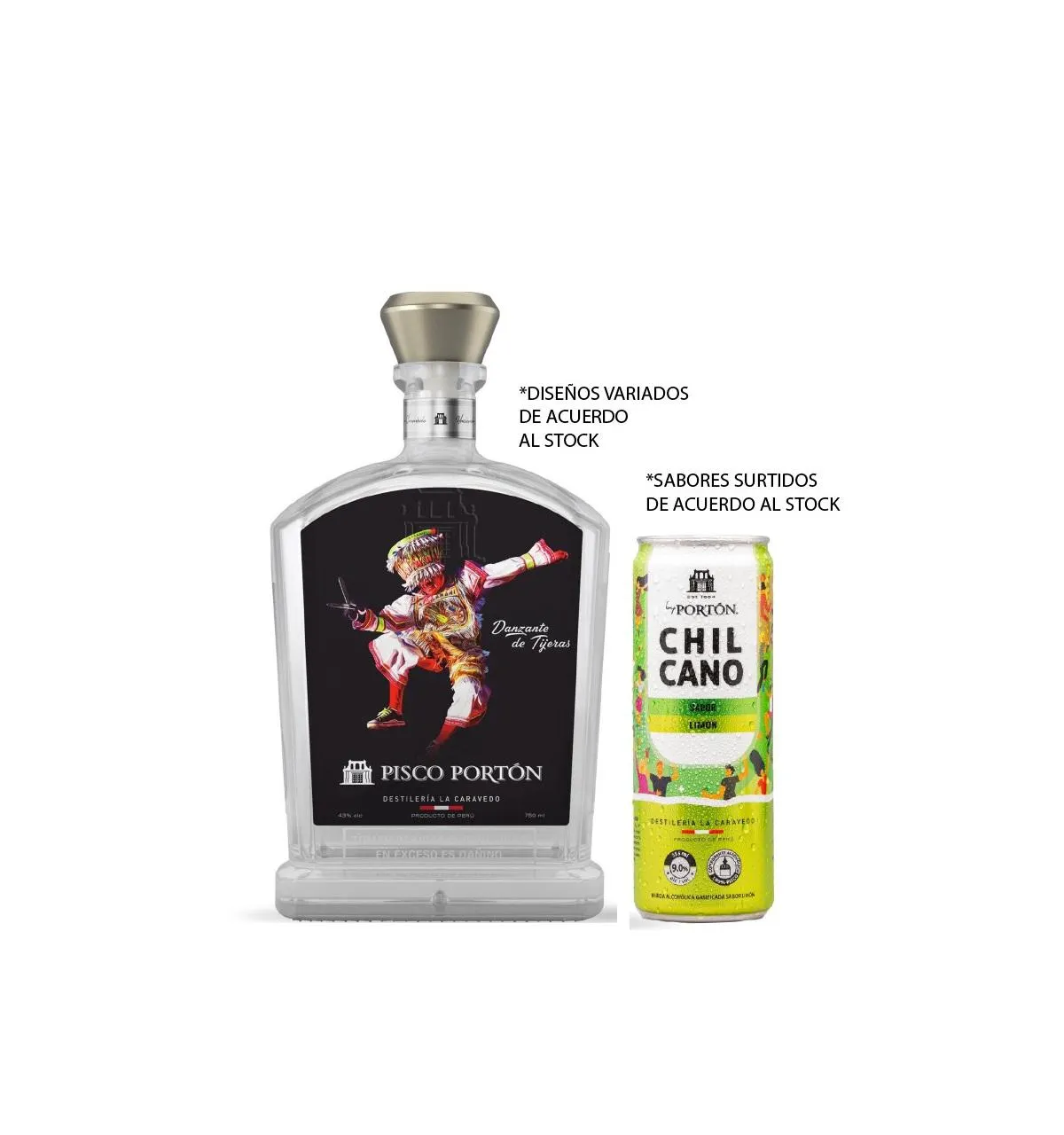 PORTON MV ACHOLADO 750ML ORGULLO PERUANO + CHILCANO SURTIDO