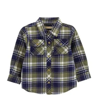 Camisa de Cuadros con Bolsillos | Colección Dino Dino