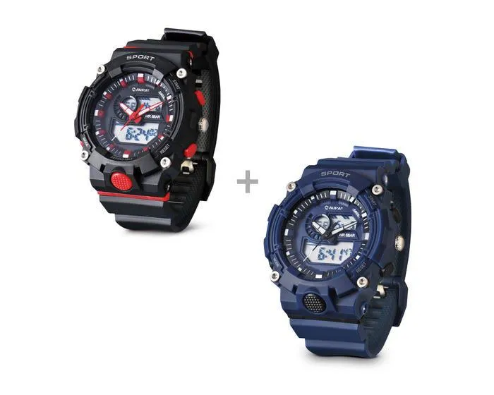 Reloj Pulsera Miray RPMC-101A + Reloj Pulsera Miray RPMC-101R