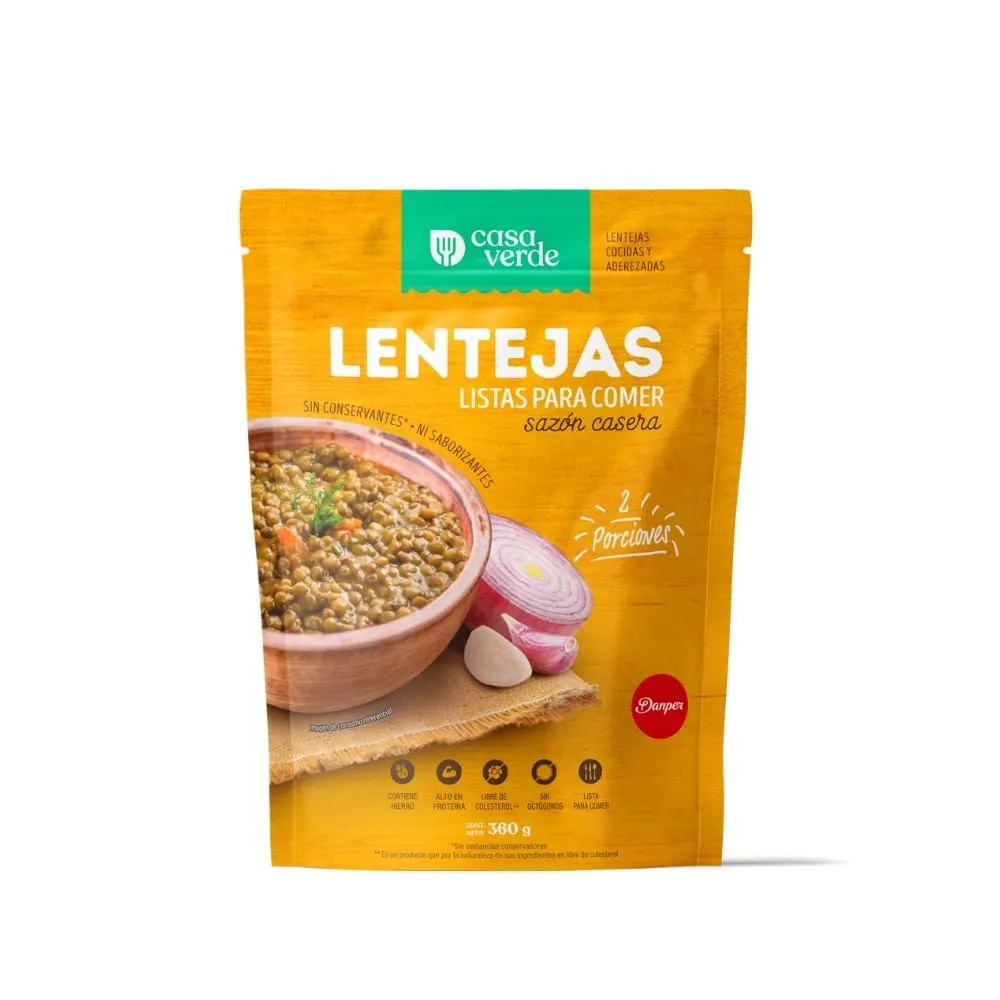Lentejas listas para comer Casa verde 360 g