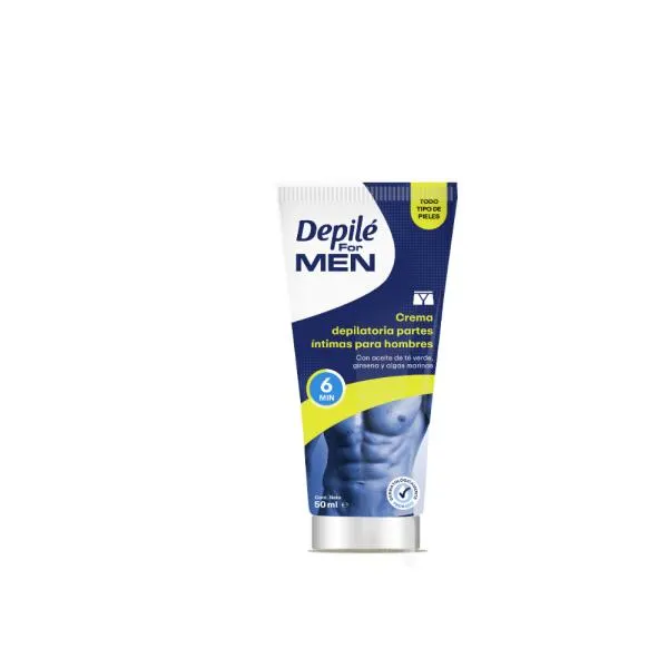 Crema depilatoria masculina Partes íntimas x 50 ml