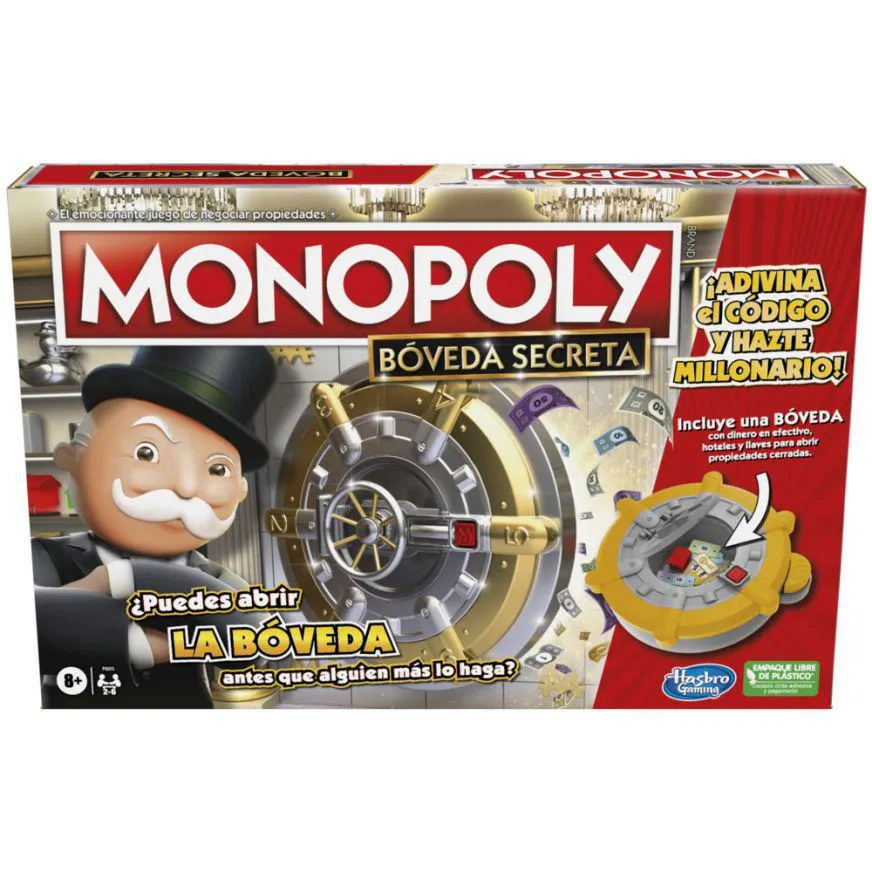 Hasbro Gaming Monopoly Secret Vault