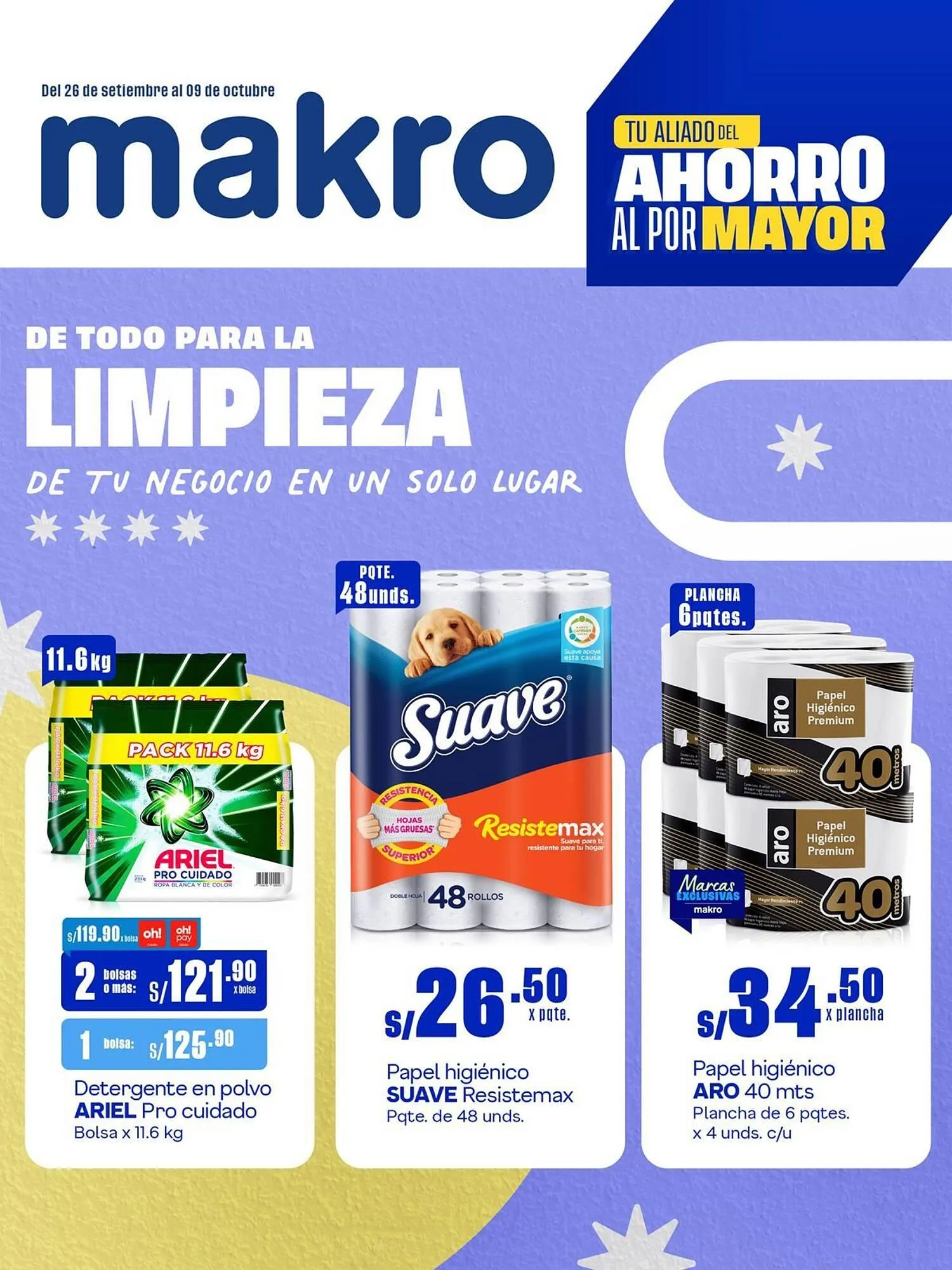 Catalogo de Catálogo Makro 26 de setiembre al 9 de octubre 2024 - Pag 1