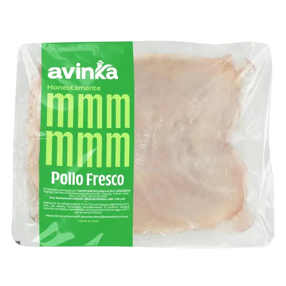 Pechuga especial de pollo Avinka Paquete 700 a 900 g