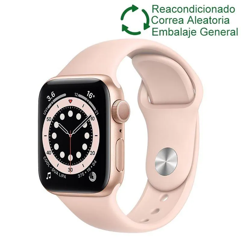 Apple watch series 6 (40mm,GPS)-Rosa reacondicionado SemiNuevo