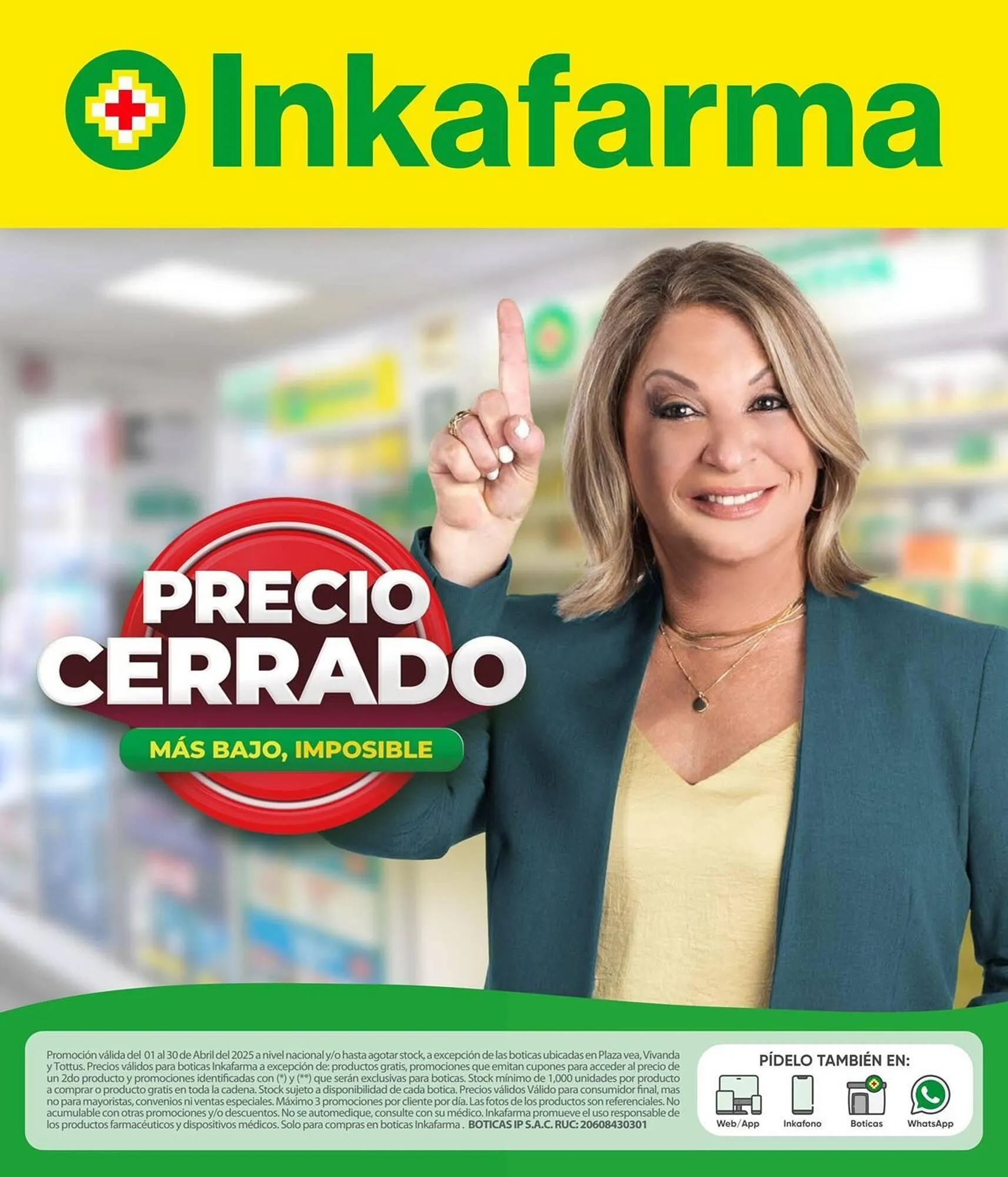 Catalogo de Catálogo InkaFarma 7 de abril al 30 de abril 2025 - Pag 1
