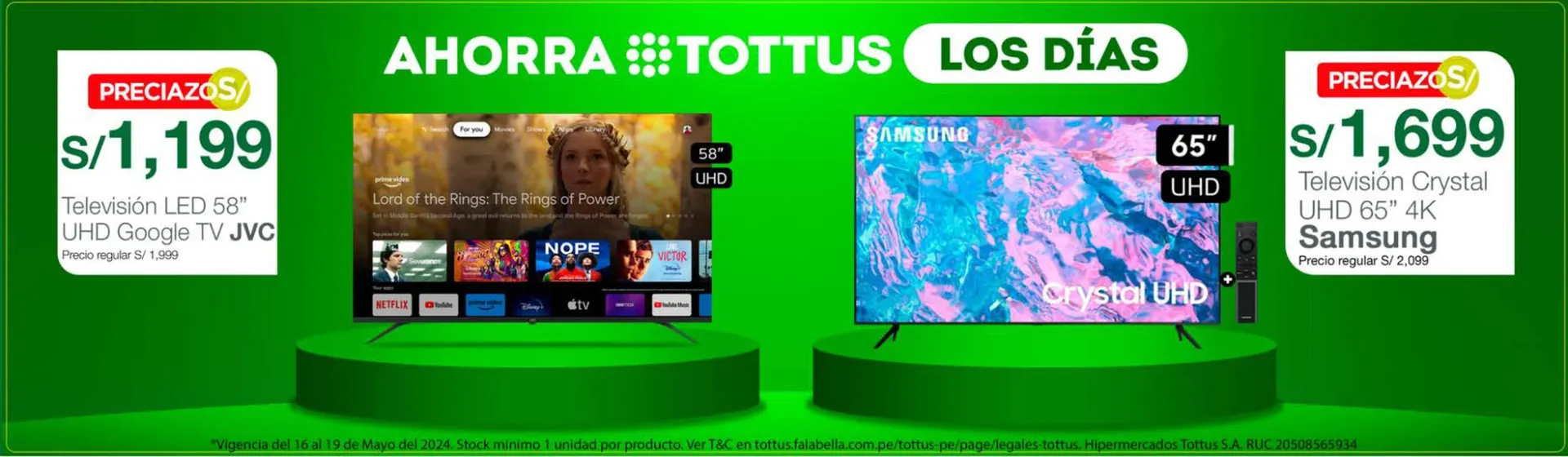 Catalogo de Catálogo Tottus 16 de mayo al 31 de mayo 2024 - Pag 2