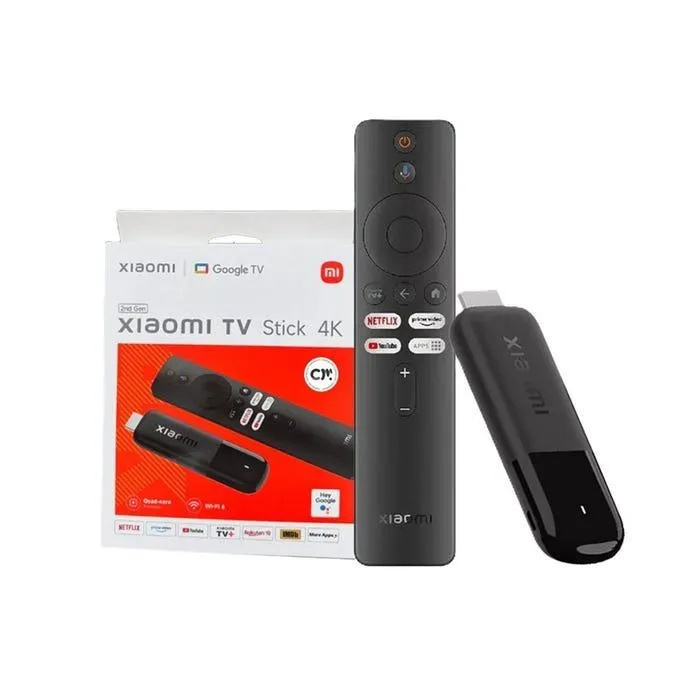 XIAOMI TV Stick 4K compatible con Wi-Fi 6, Google TV