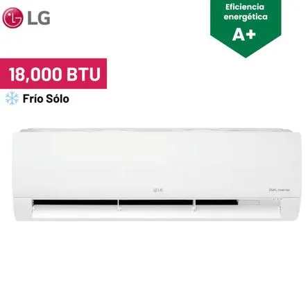 Aire Acondicionado LG 18000 BTU DualCool Inverter Frío Solo