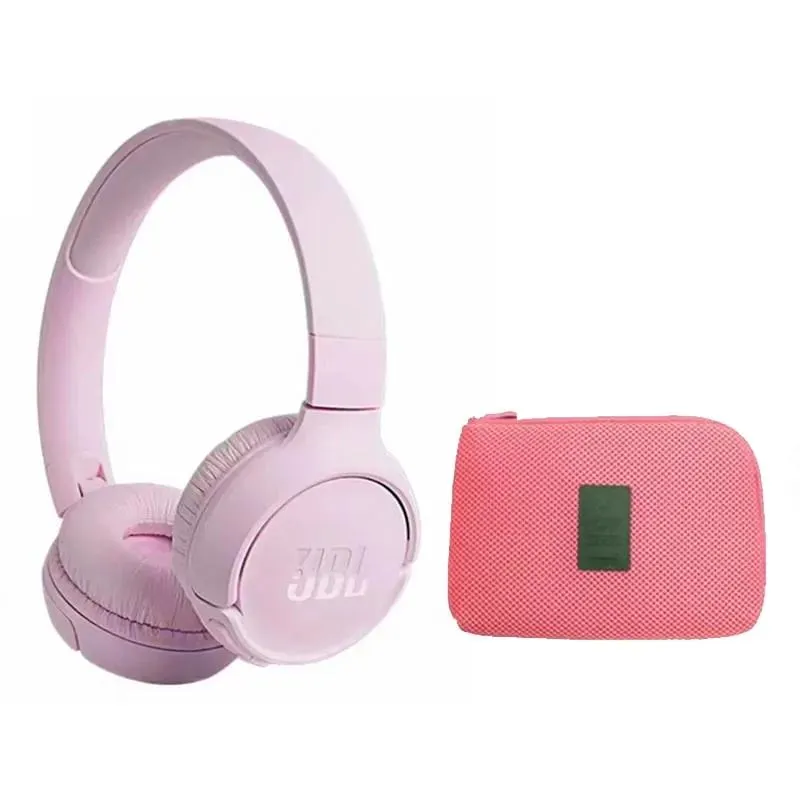 Audífonos Inalámbricos Jbl Tune 510Bt Rosa Bluetooth + Estuche