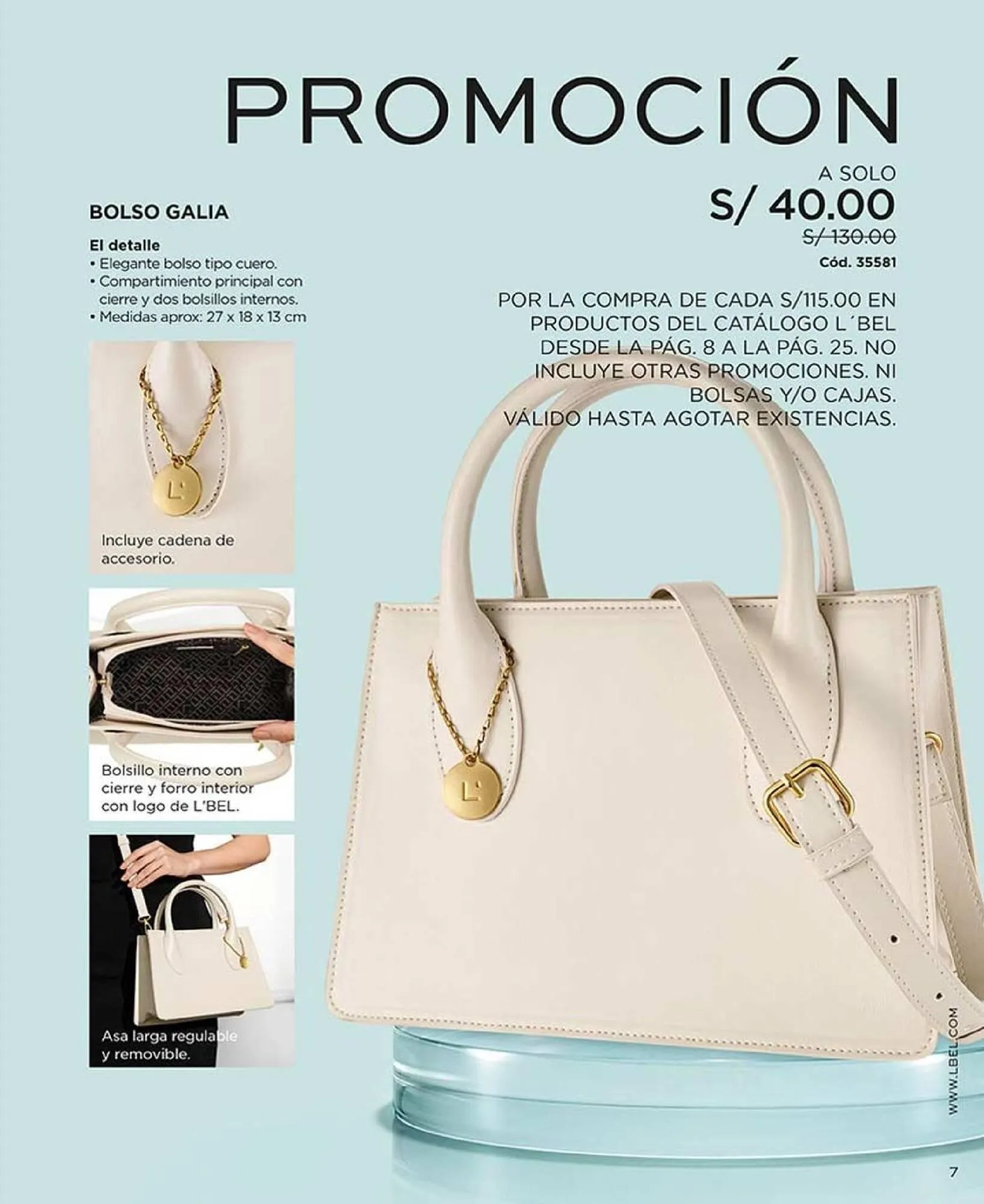 Catalogo de Catálogo L'Bel 15 de abril al 15 de mayo 2025 - Pag 7