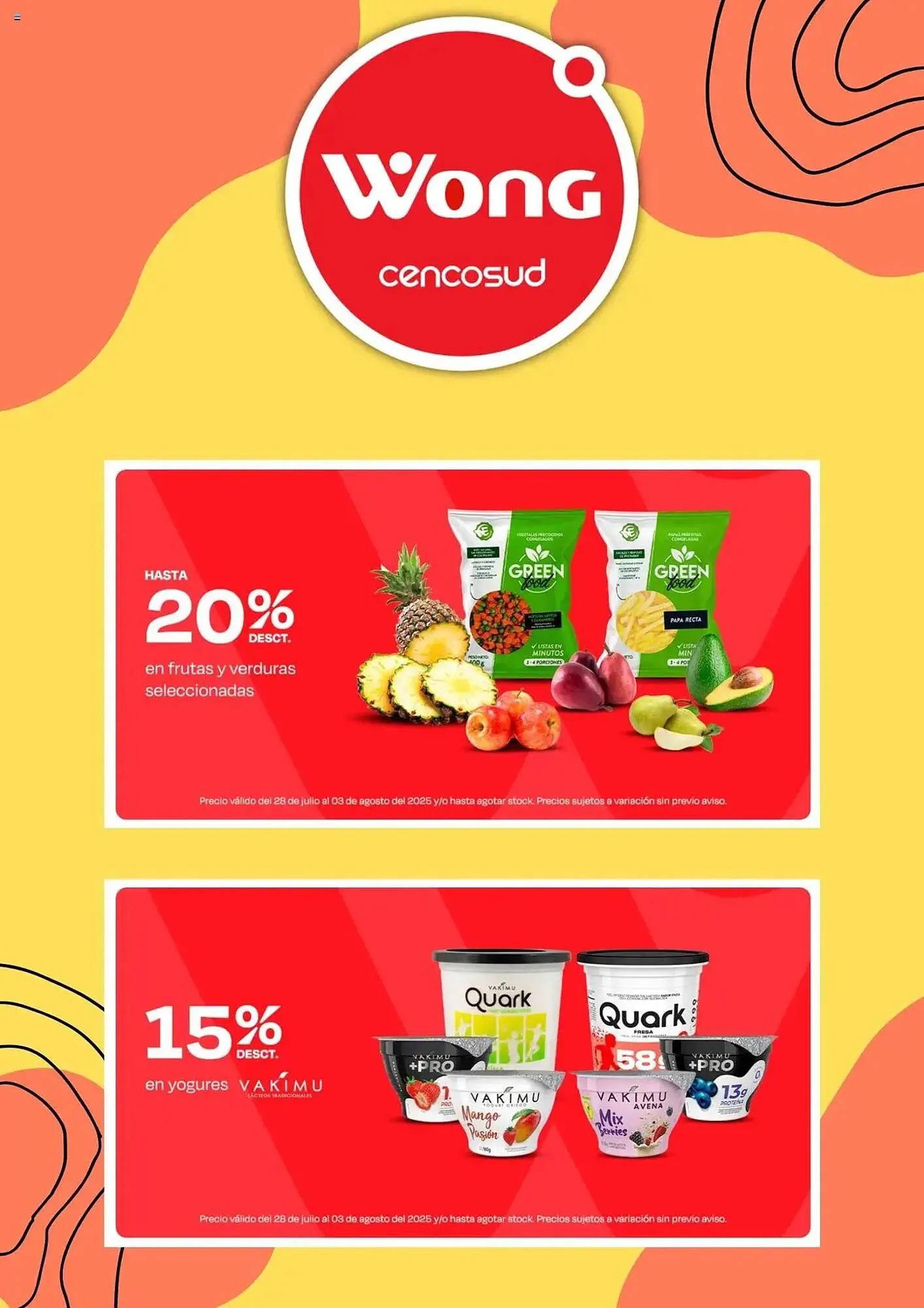 Catalogo de Catálogo Wong 1 de agosto al 3 de agosto 2025 - Pag 1