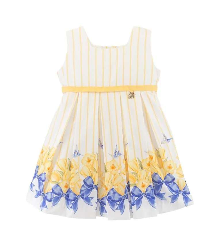 Vestido Estampado Tableado | Colección Magnolia