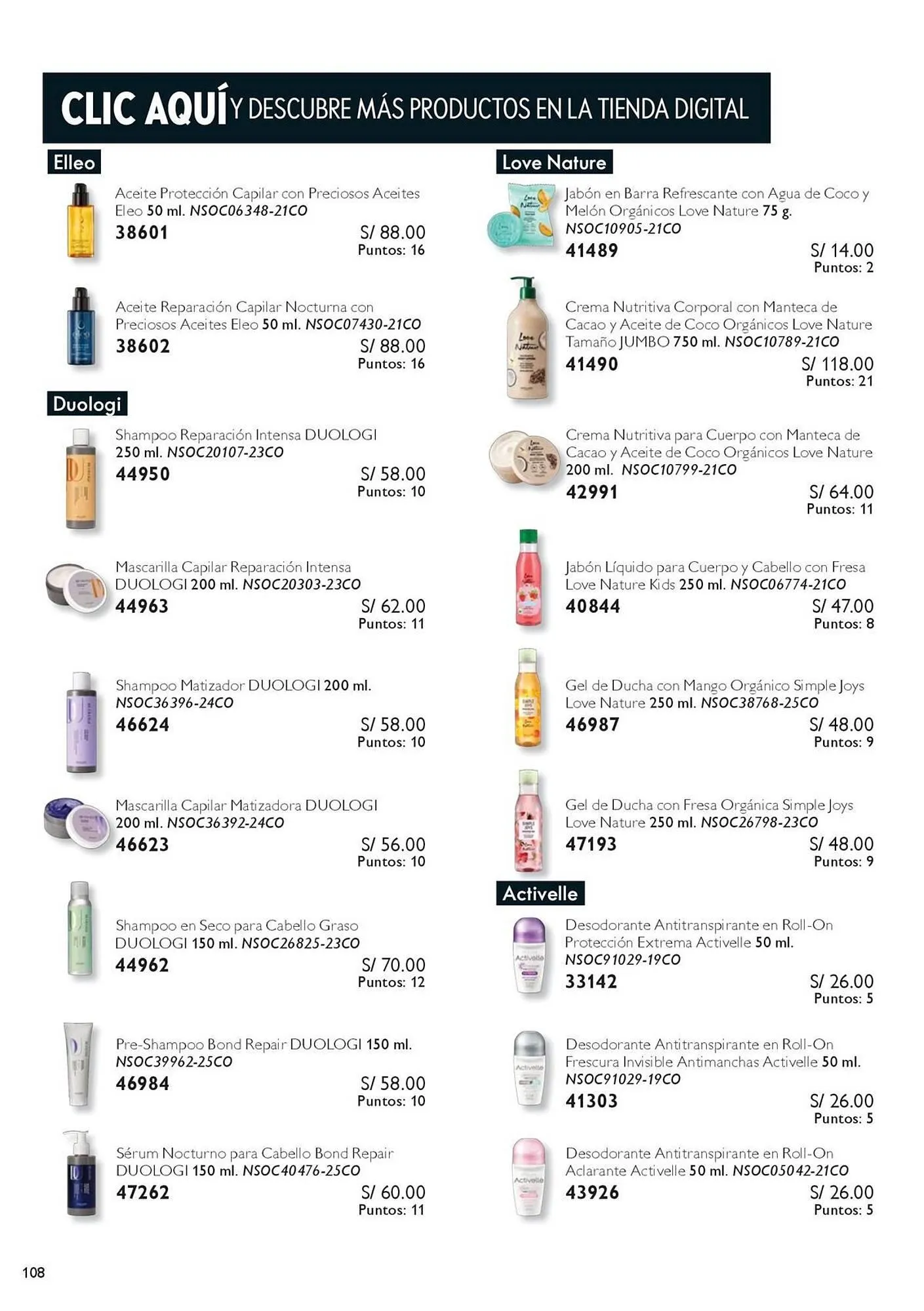 Catalogo de Catálogo Oriflame 24 de enero al 13 de febrero 2026 - Pag 108