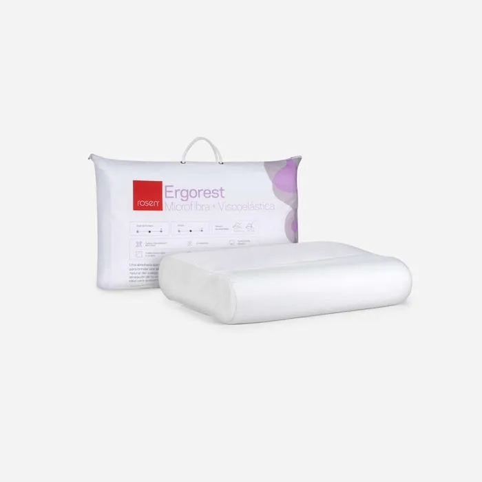 Almohada Viscoelástica Microfibra Ergorest