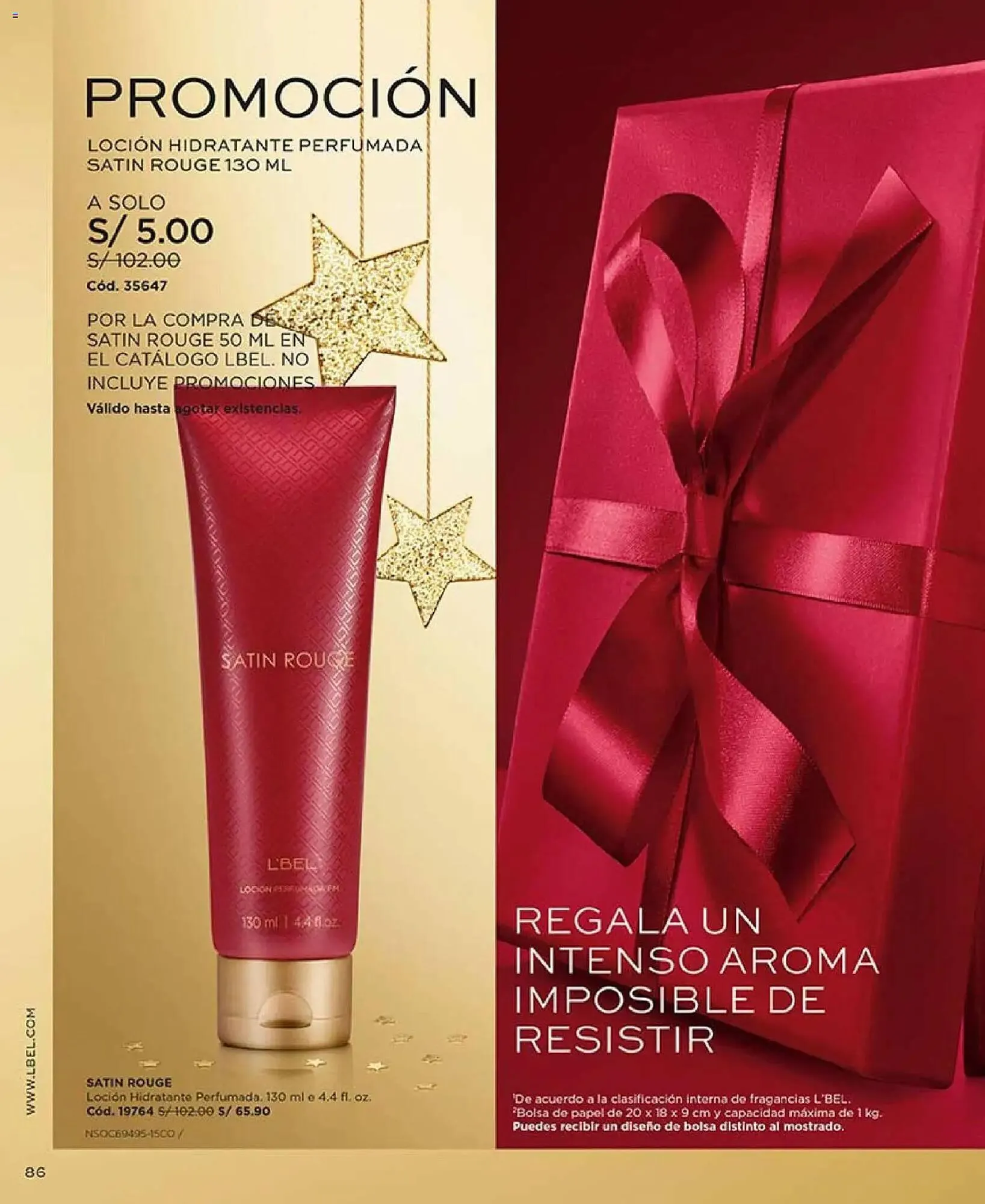 Catalogo de Catálogo L'Bel 14 de noviembre al 17 de diciembre 2025 - Pag 86