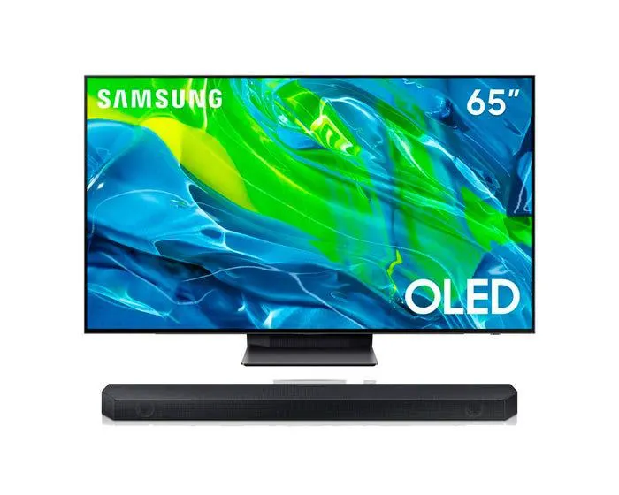 Televisor Samsung OLED 4K Smart 65" QN65S95BAGXPE + Soundbar Samsung Bluetooth 3.1.2 CH HW-Q600C/PE