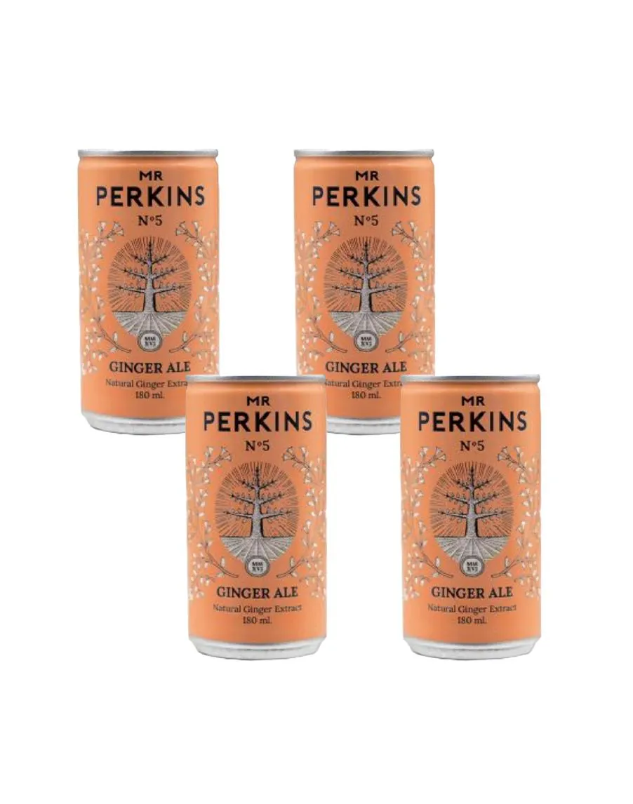 MR PERKINS GINGER ALE 180ML x4