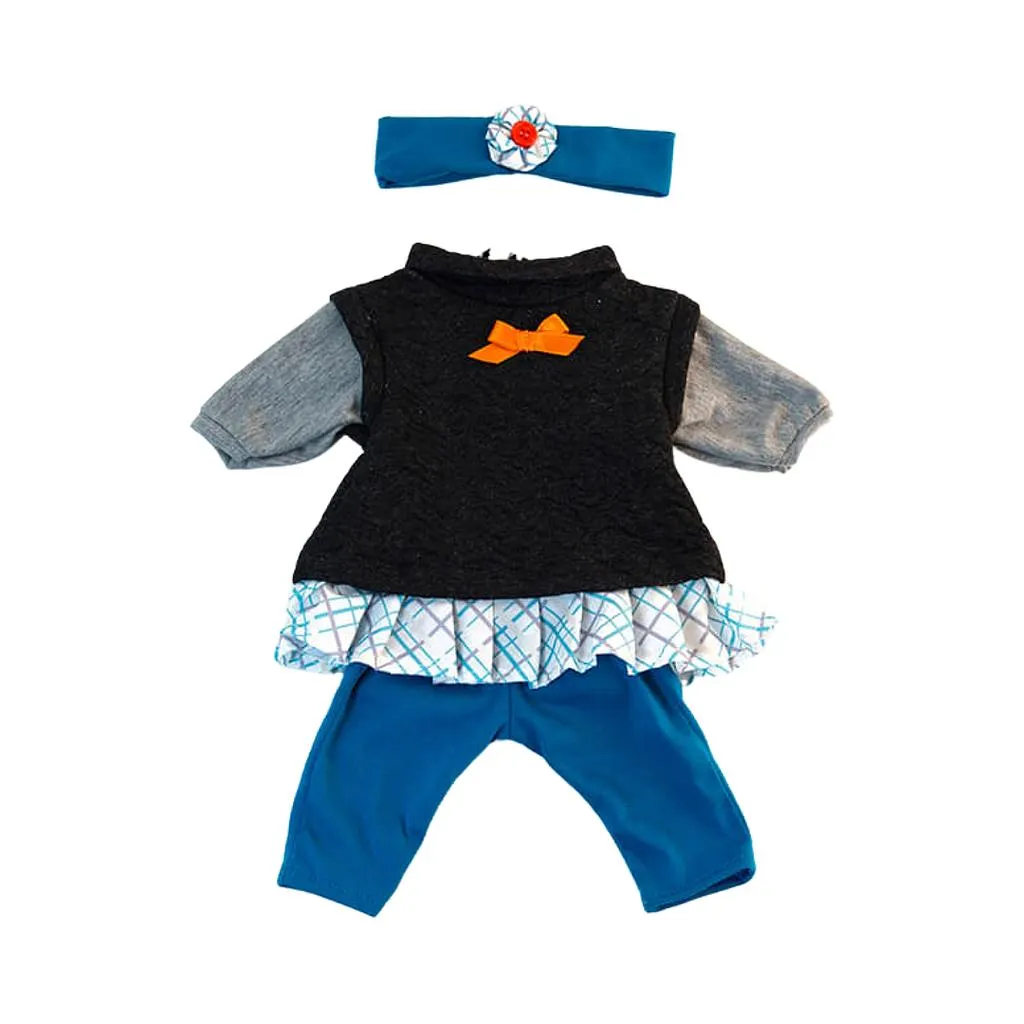 CONJUNTO GRIS MEDIA ESTACION PARA MUÑECO ML31560 MUÑECAS MINILAND