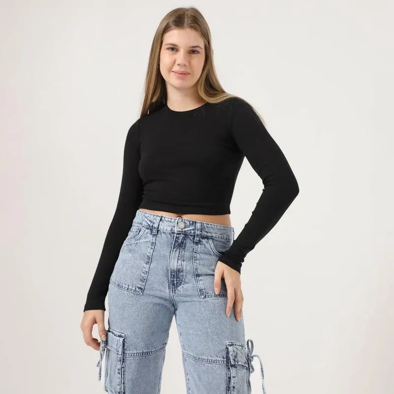 Polo Manga Larga Algodón Mujer Sybilla