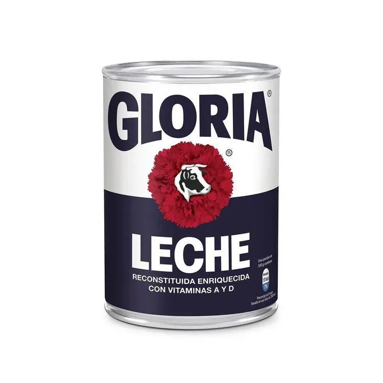 Leche Reconstituida con Vitaminas Gloria Lata 400g