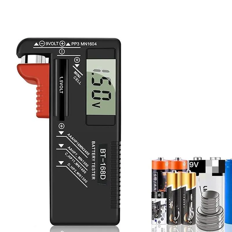 Probador De Pilas Y Baterías Digital Portátil