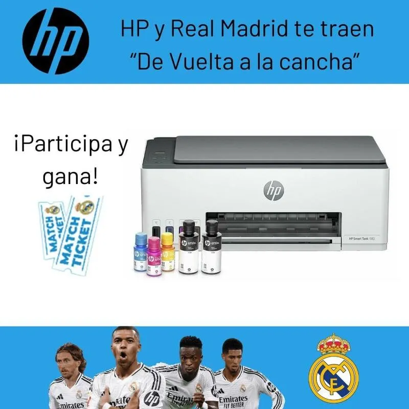 Impresora Multifuncional HP Smart Tank 580 Color Wifi Bluetooth