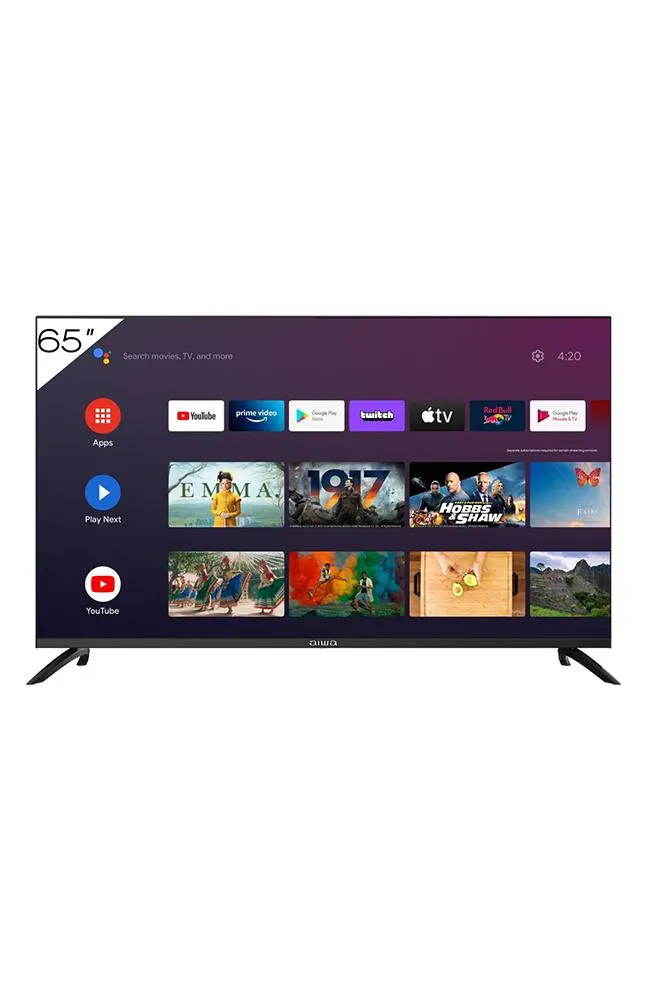 TV Aiwa 65" 4K UHD Smart Android AW65B4KFG