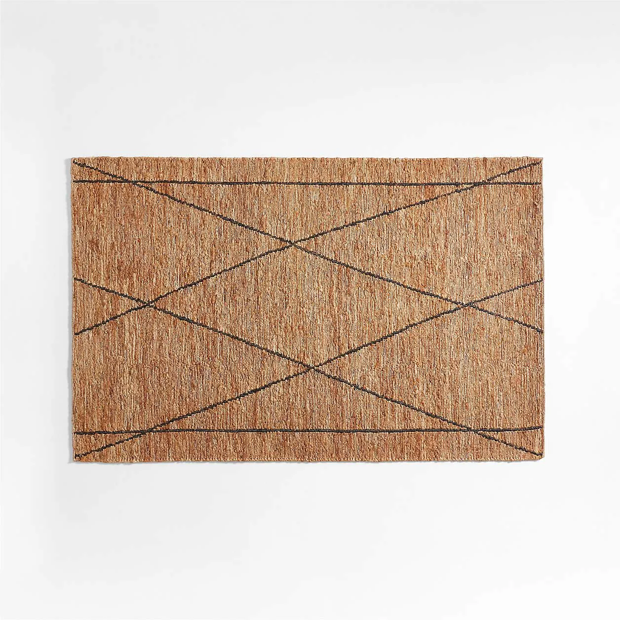 Alfombra de Fibra de Yute Anudada a Mano Kami (152x244cm)