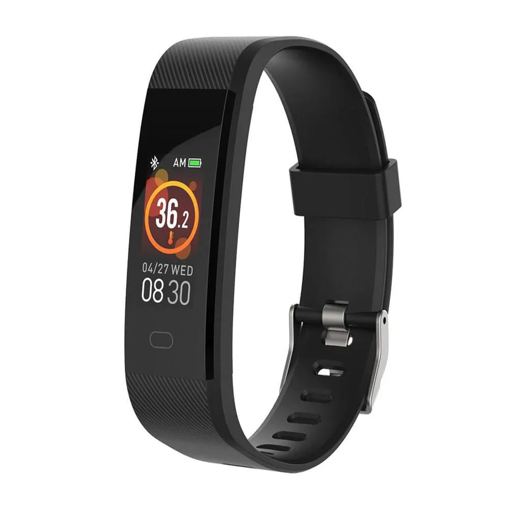 Band Roadtrip Multisport resistente al agua, máx. 10 días, modos deportivos, 0.9", negro