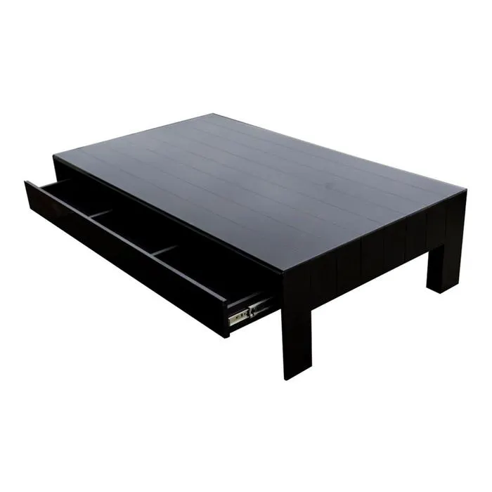 Mesa de Centro Gema Vidrio Roble