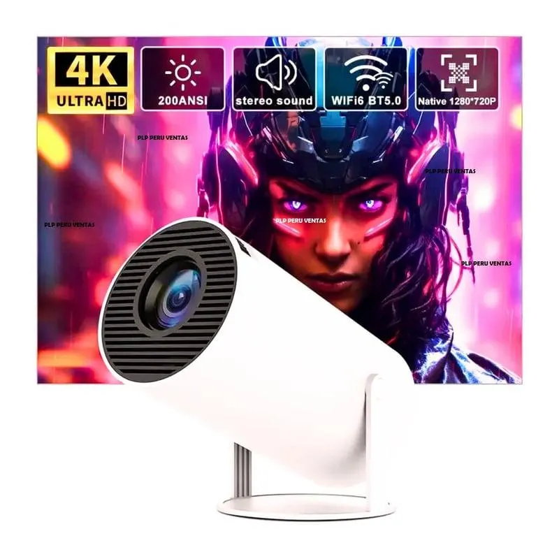 Proyector HY300 PRO Smart 4K Android11 Wifi Bluetooth