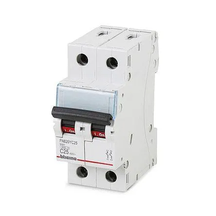 Interruptor Termomagnético 2x25A 220V-10KA Bticino