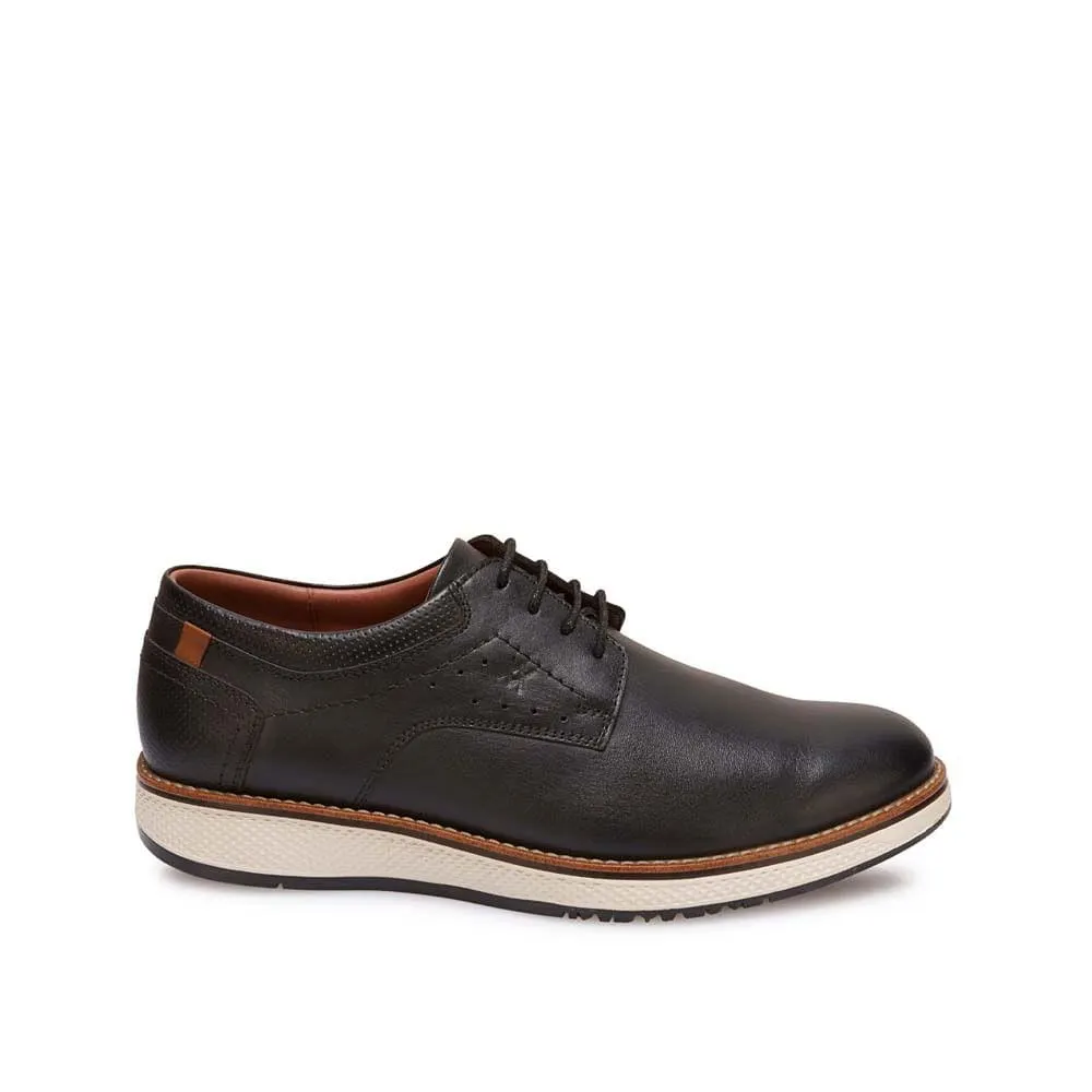 Zapato Derby Casual ANGELO-2545 Negro Viale Homme Cuero