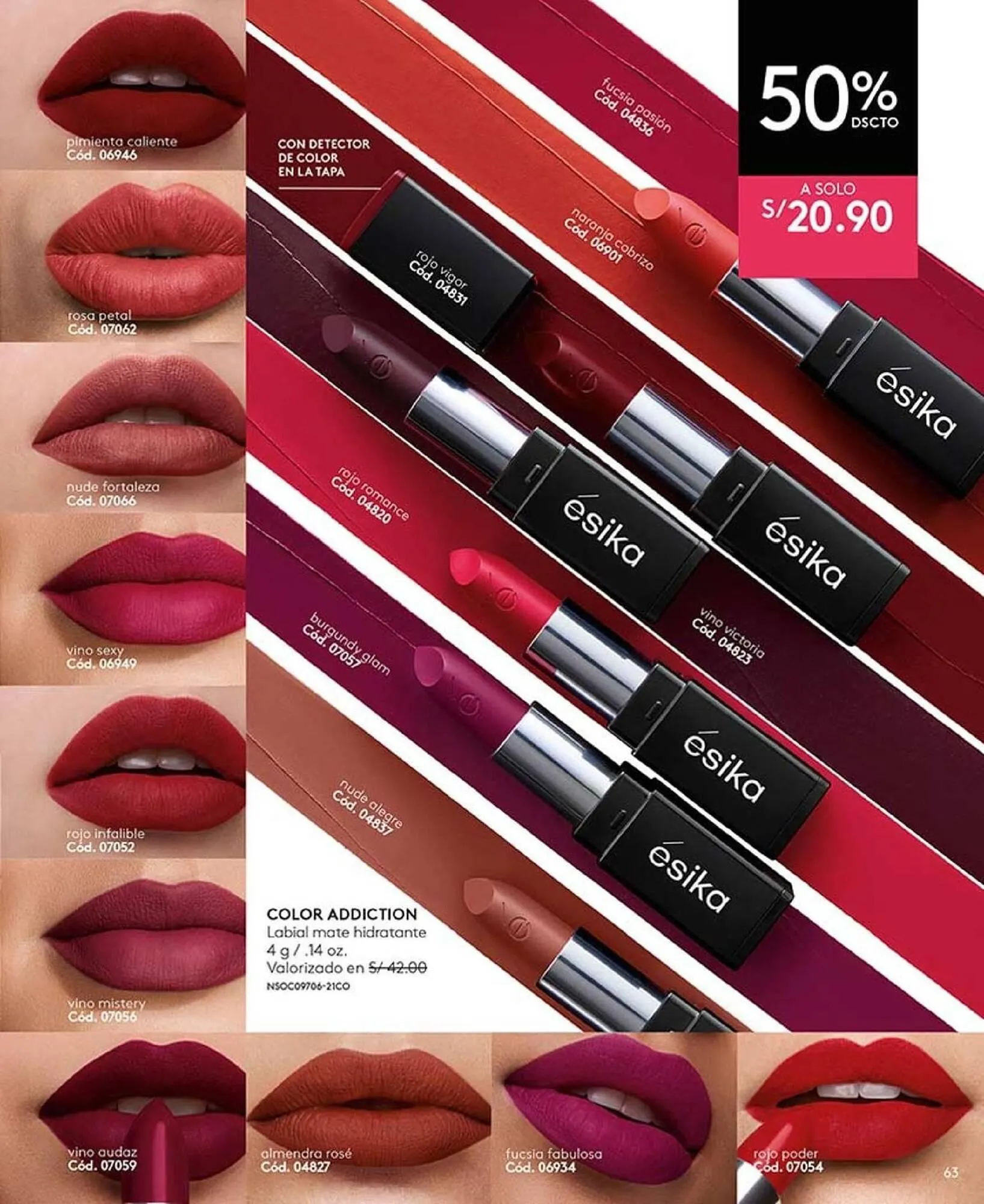 Catalogo de Catálogo Ésika 15 de abril al 31 de mayo 2025 - Pag 63