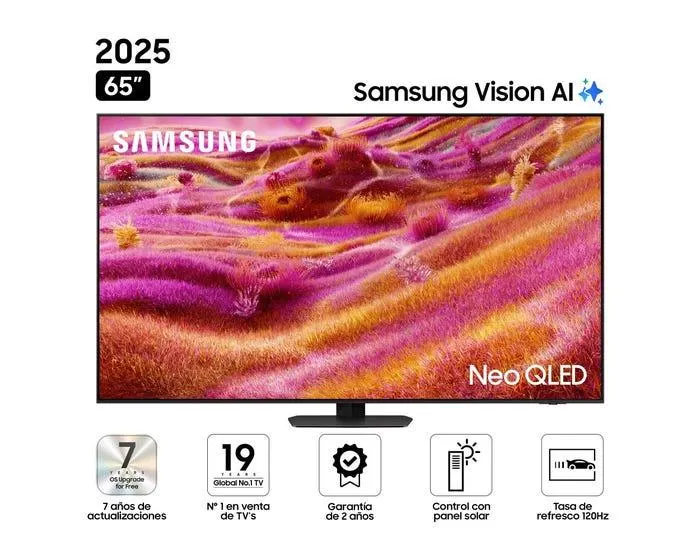 Televisor Samsung Smart TV 65" Neo QLED 4K UHD Vision AI QN65QN90FAGXPE