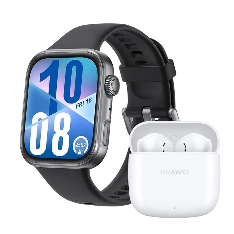 Smartwatch HUAWEI Watch Fit 4 Negro + FreeBuds SE 2