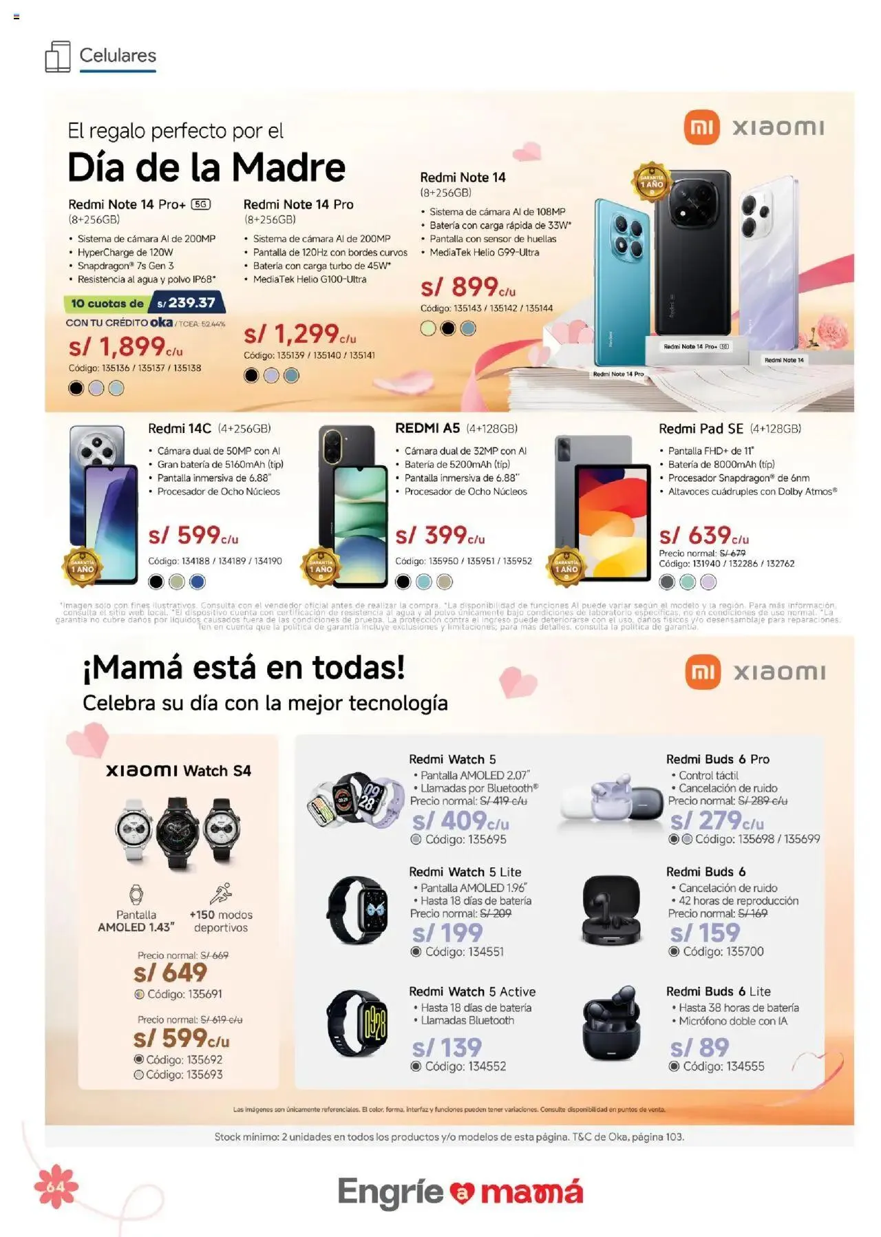 Catalogo de Hiraoka - Guia dia de la madre 26 de abril al 18 de mayo 2025 - Pag 64