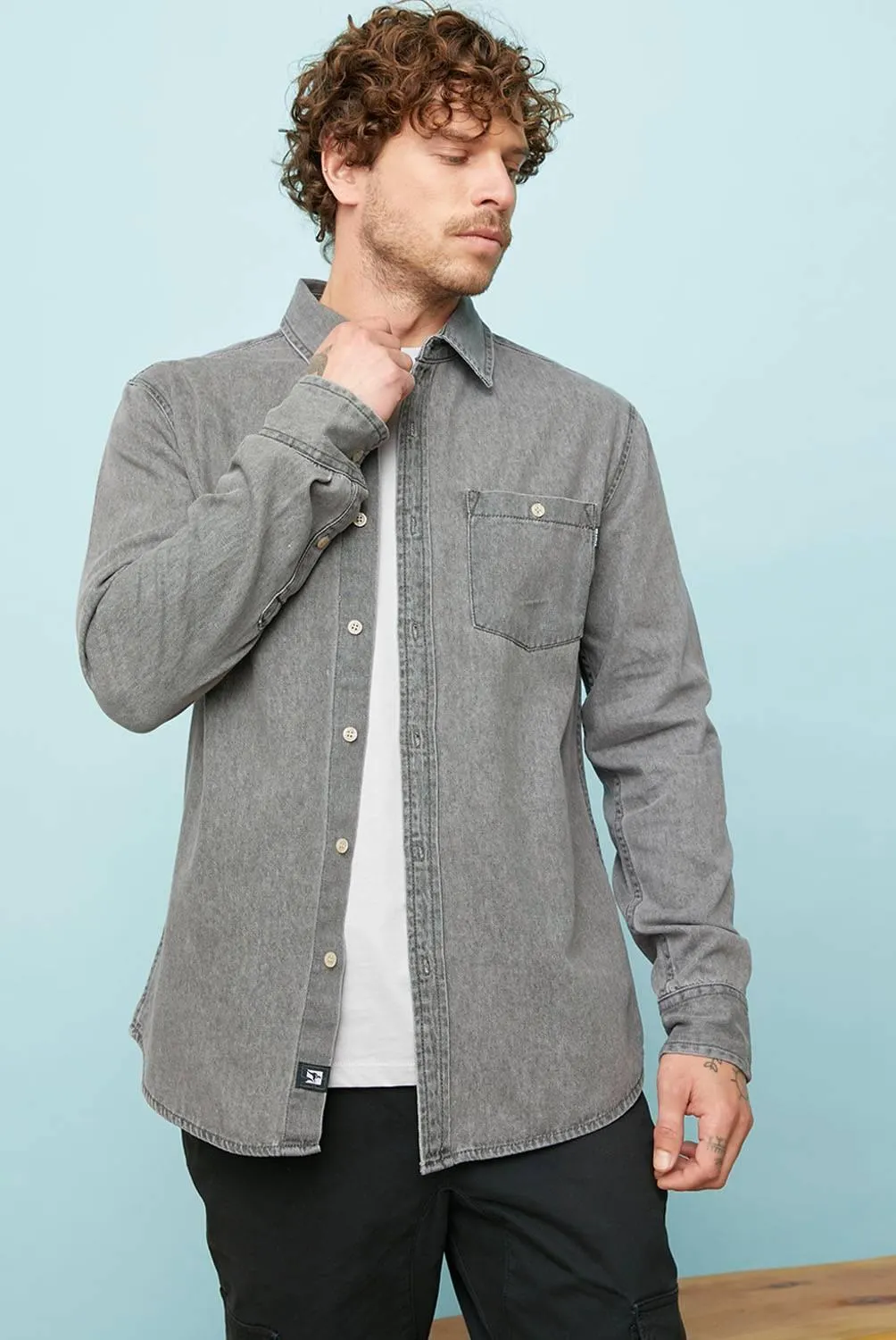 Camisa Manga Larga 100% Algodón Hombre Doo Australia