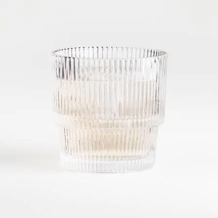 Vaso Anticuado Doble Atwell Ribbed