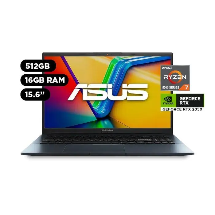 Laptop Asus Vivobook Pro 15 de 15.6" Windows 11 AMD Ryzen 7 16GB 512GB NVIDIA RTX2050 M6500QF-HN045W