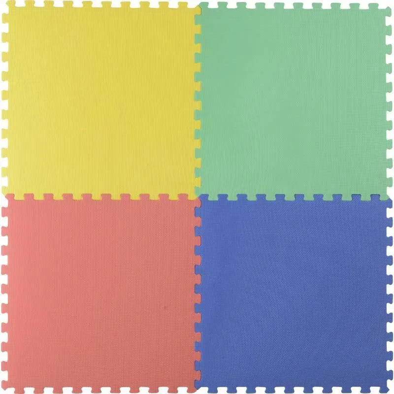 Alfombra Cuadrada Puzzle Colores 60x60cm