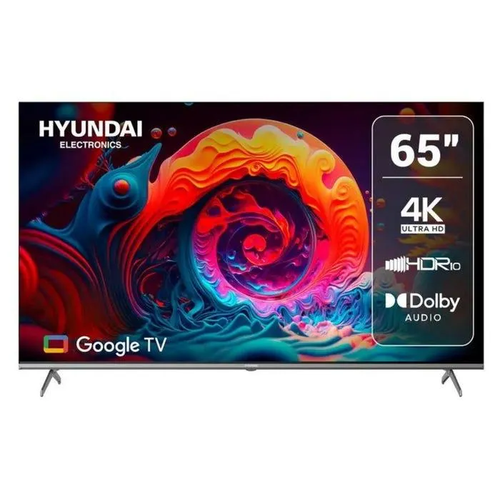 TV Hyundai 65" LED 4K UHD Google TV HYLED6512G