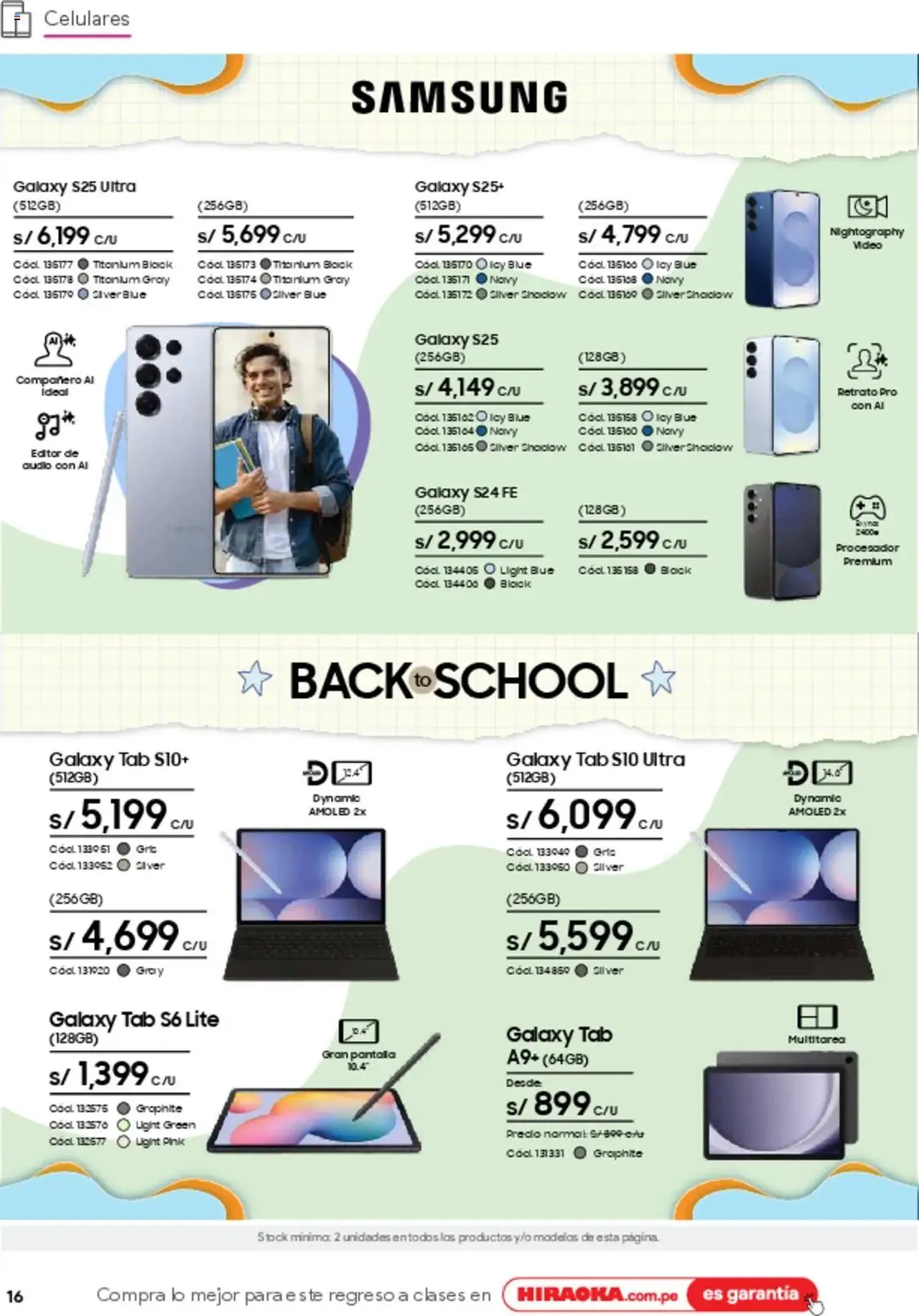 Catalogo de Hiraoka - De vuelta a clases 8 de marzo al 31 de marzo 2025 - Pag 16