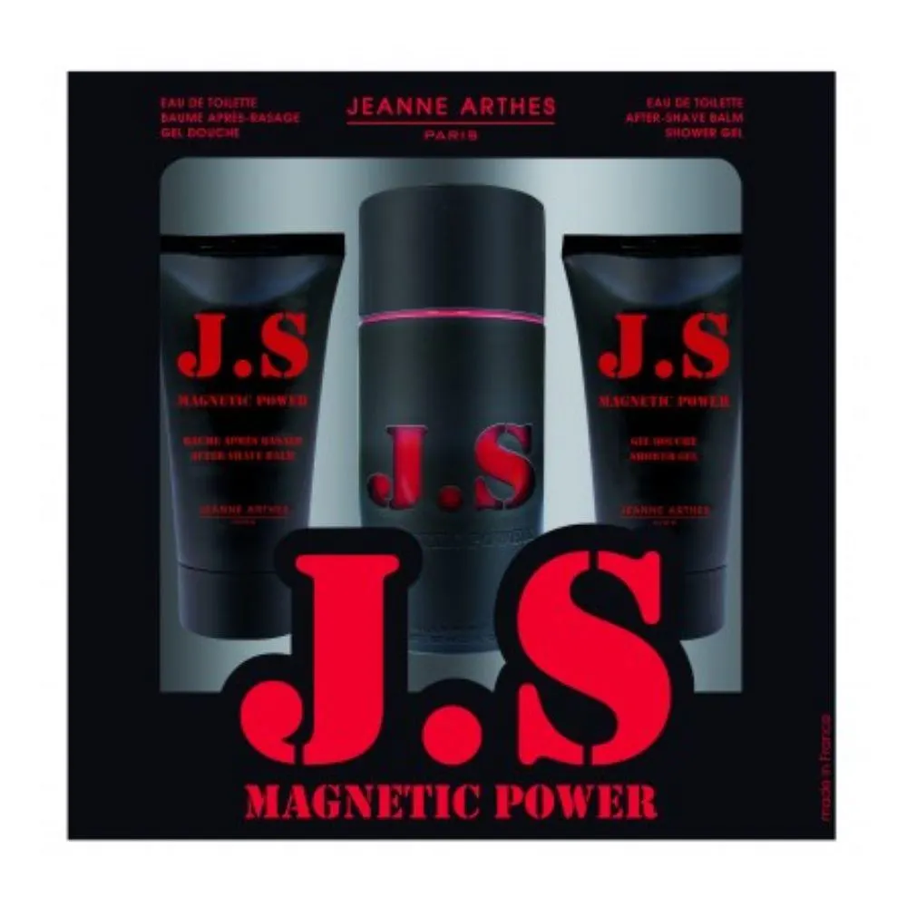 Jeanne Arthes Estuche JS MAGNETIC POWER 100ml + 75ml GEL DOUCHE+ 75ml AF SHAVE