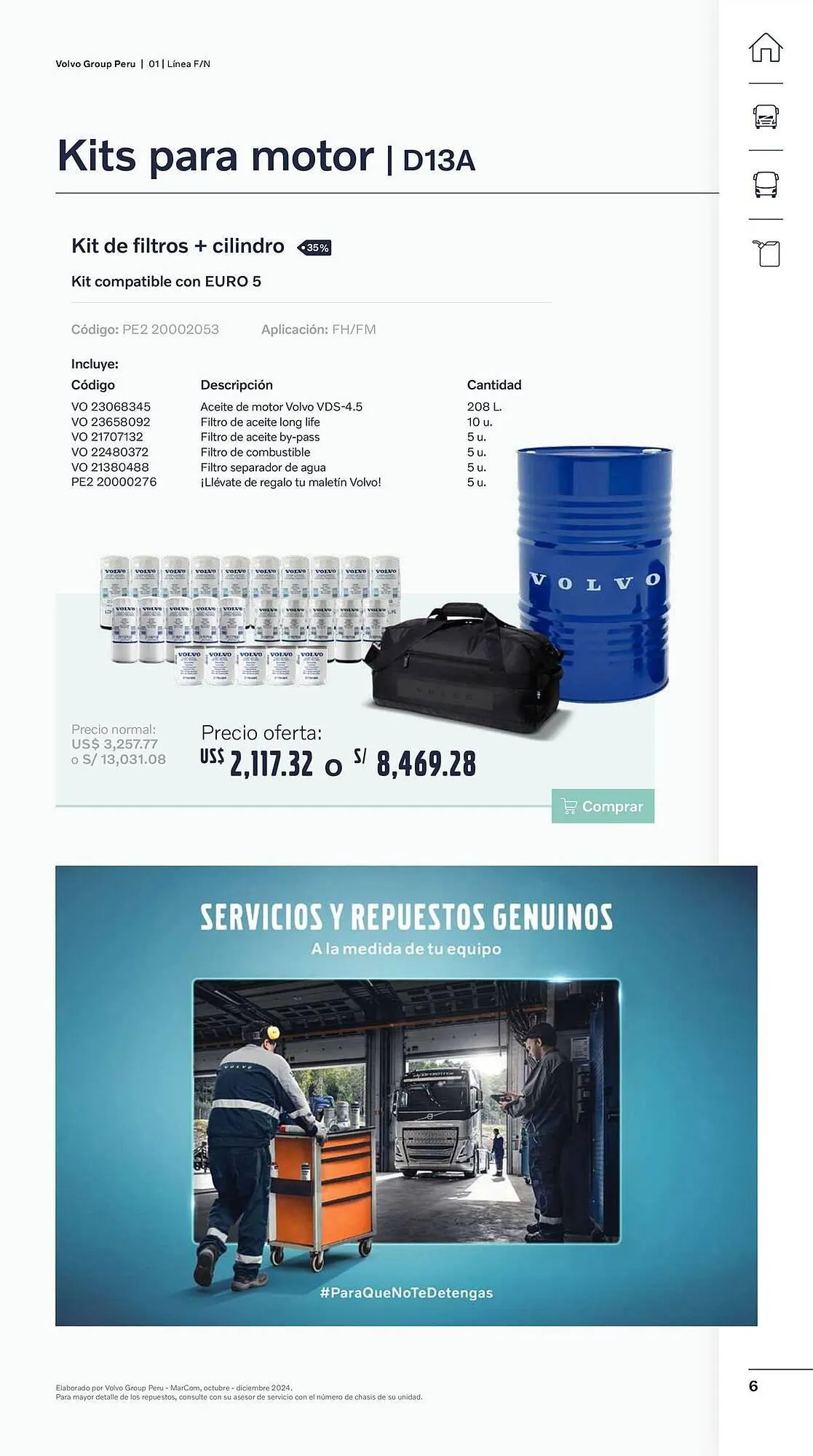 Catalogo de Catálogo Volvo 29 de octubre al 31 de diciembre 2024 - Pag 6